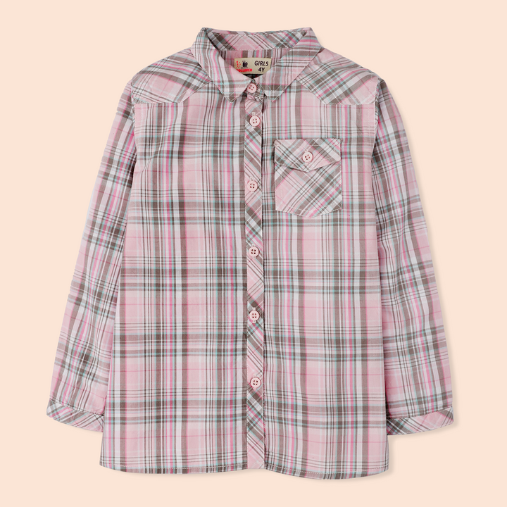 Blush Checker Shirt