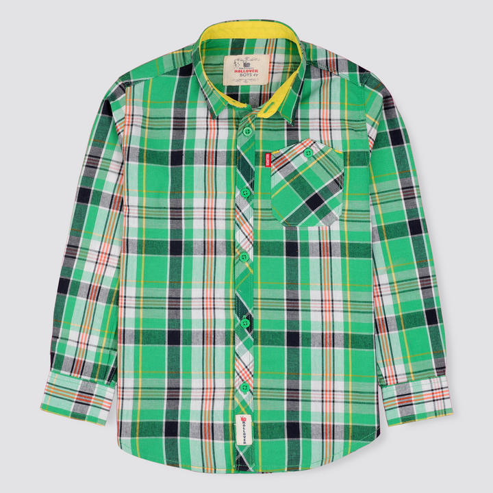 Green Plaid Shirt