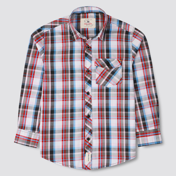 White Check Shirt