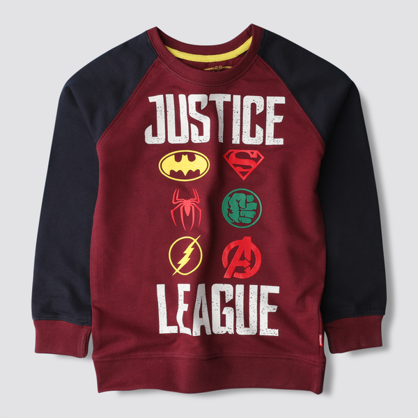 Justice League Terry Sweatshirt