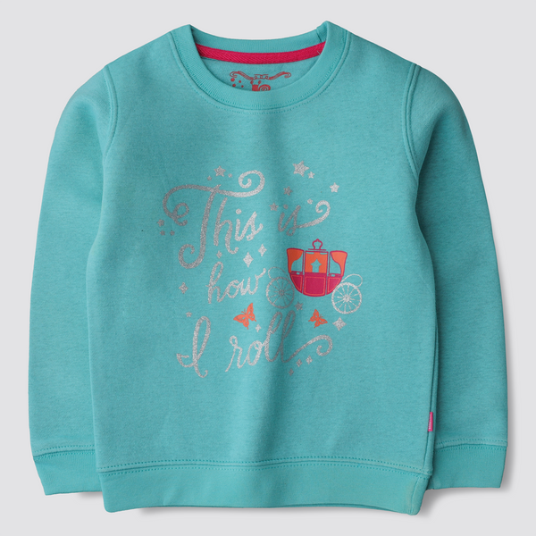 Aqua Carriage Fleece Sweatshirt